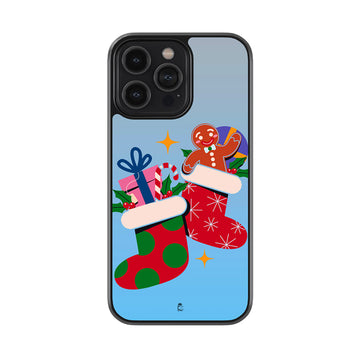 Christmas Theme Presents Glossy Metal Case