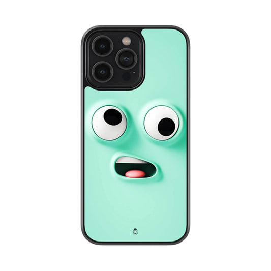 Crazy Face Glossy Metal Case