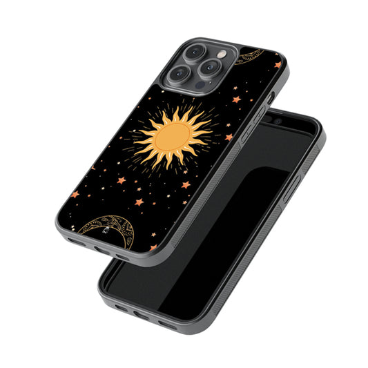 Radiant Sun Aura Glossy Metal Case