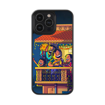 Happy Family Glossy Metal Case