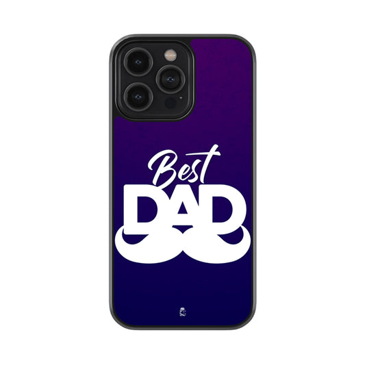 Best Dad Ever Glossy Metal Case