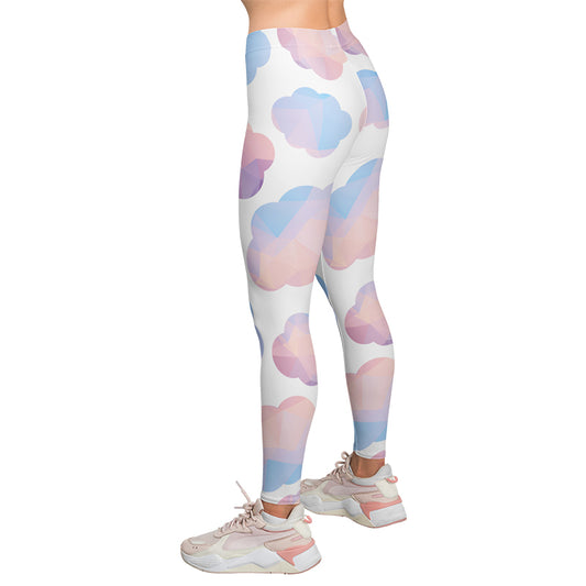 Cotton Puff Candy High Waist Leggings