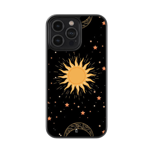 Radiant Sun Aura Glossy Metal Case