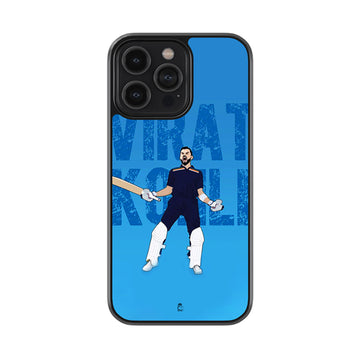 Virat Fan Art Glossy Metal Case