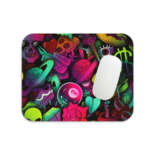 Trippy Neon Nation Mouse Pad