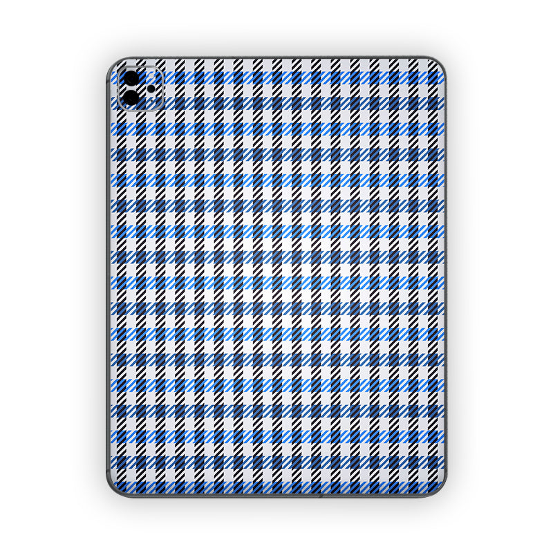 Blue Strike Pattern Ipad Skin