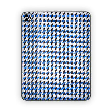 Blue Strike Pattern Ipad Skin