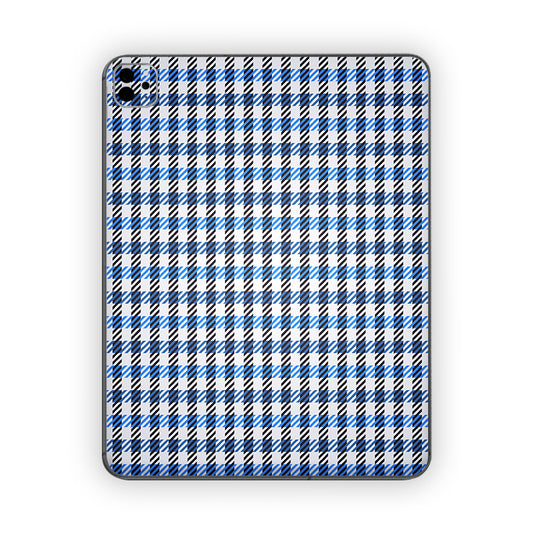Blue Strike Pattern Ipad Skin