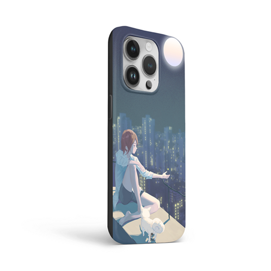 Alone Girl Flexible Soft Silicone Case