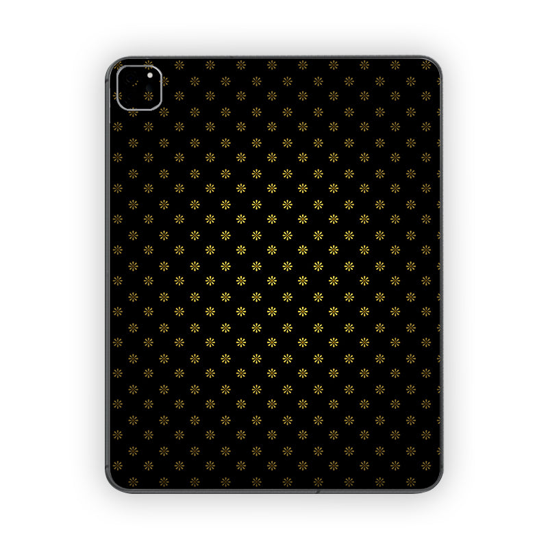 Black and Gold Ipad Skin