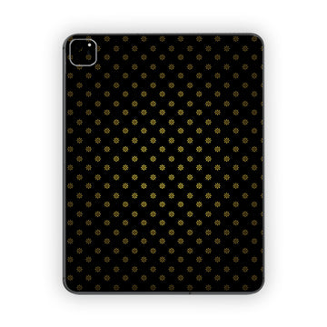 Black and Gold Ipad Skin