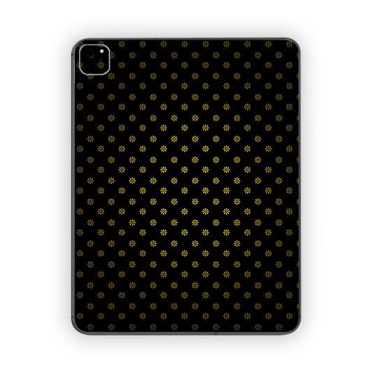Black and Gold Ipad Skin