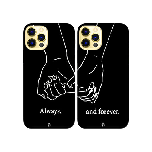 Always and Forever Slim Hard Couple Phone Case