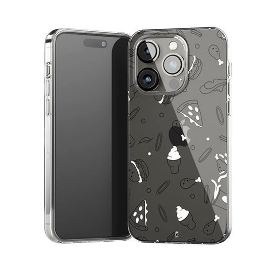 Food Lovers Clear Silicone Case