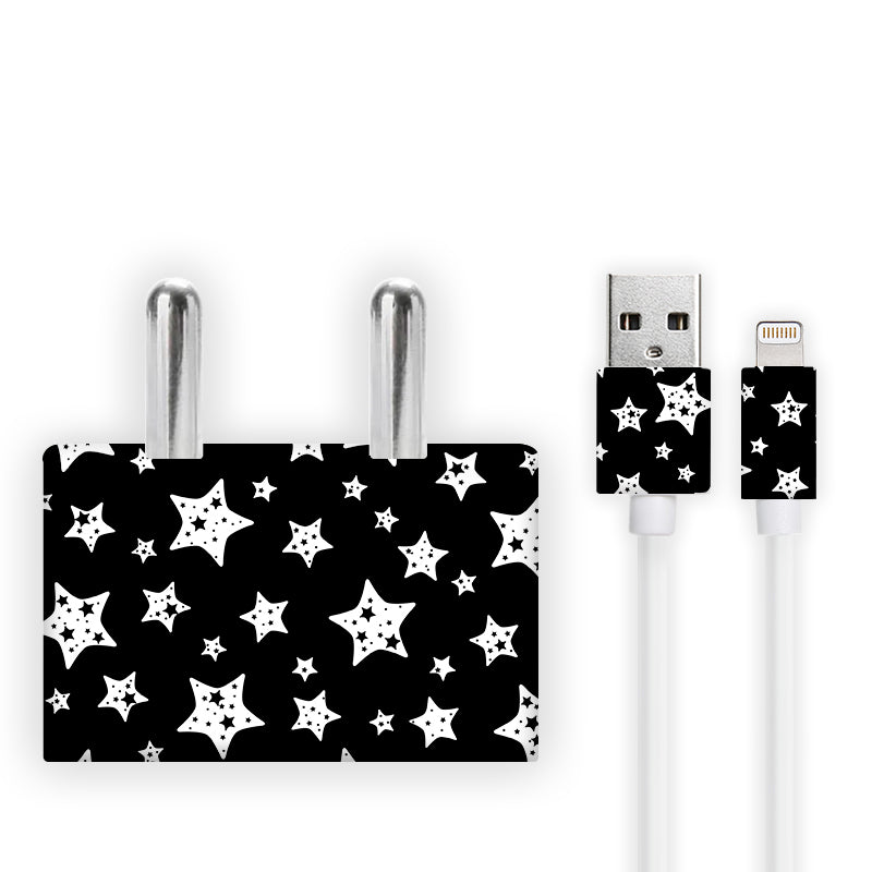 White Stars Charger Skin