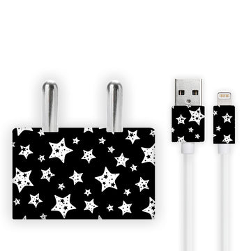 White Stars Charger Skin