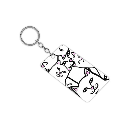 Crazy Cats Keychain