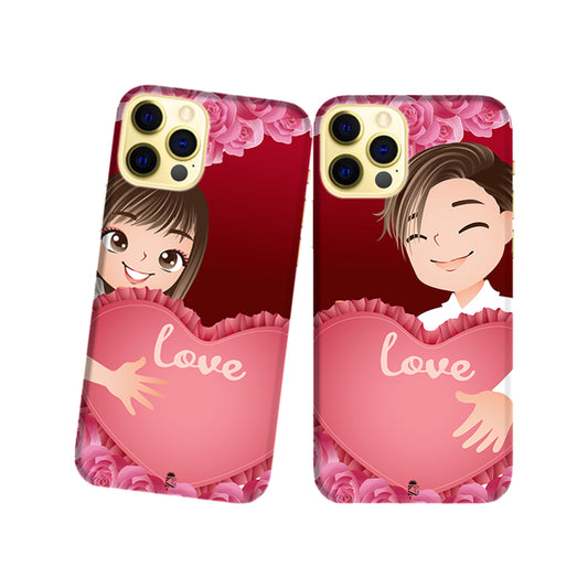 My Wonderful Love Slim Hard Couple Phone Case