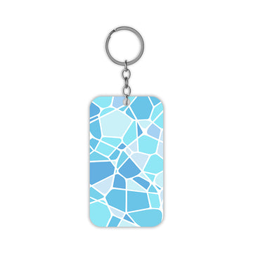 Sky Blue Tile Keychain