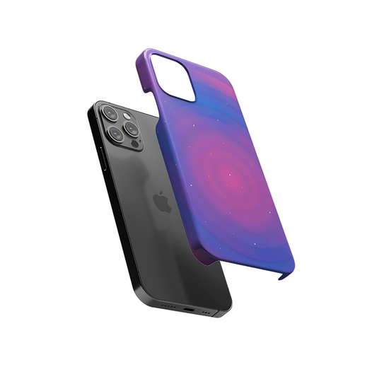 Purple Circular Gradient Slim Hard Case