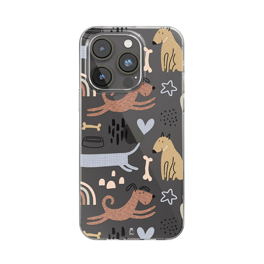 Puppy Love Clear Silicone Case