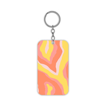 Cream Fluid Keychain