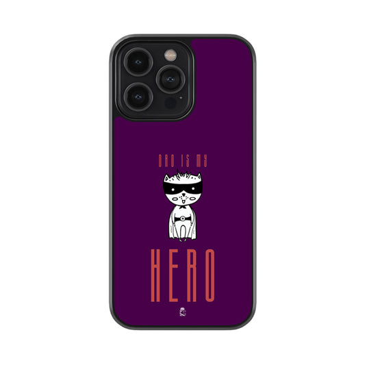 Dad is my Hero Glossy Metal Case