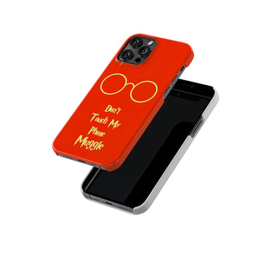 Don't touch my phone muggle Slim Hard Case