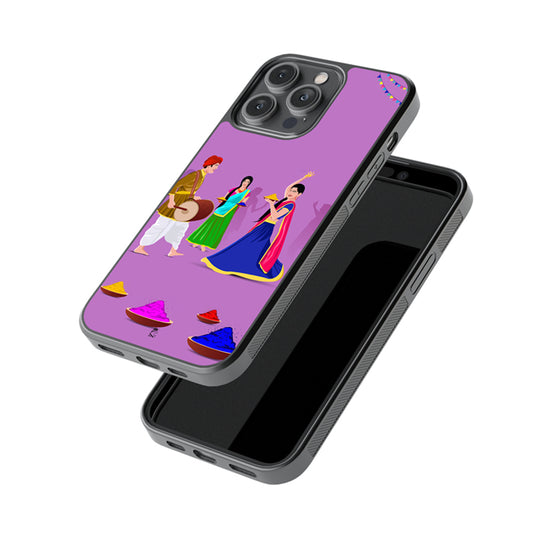 Holi Day Street Glossy Metal Case