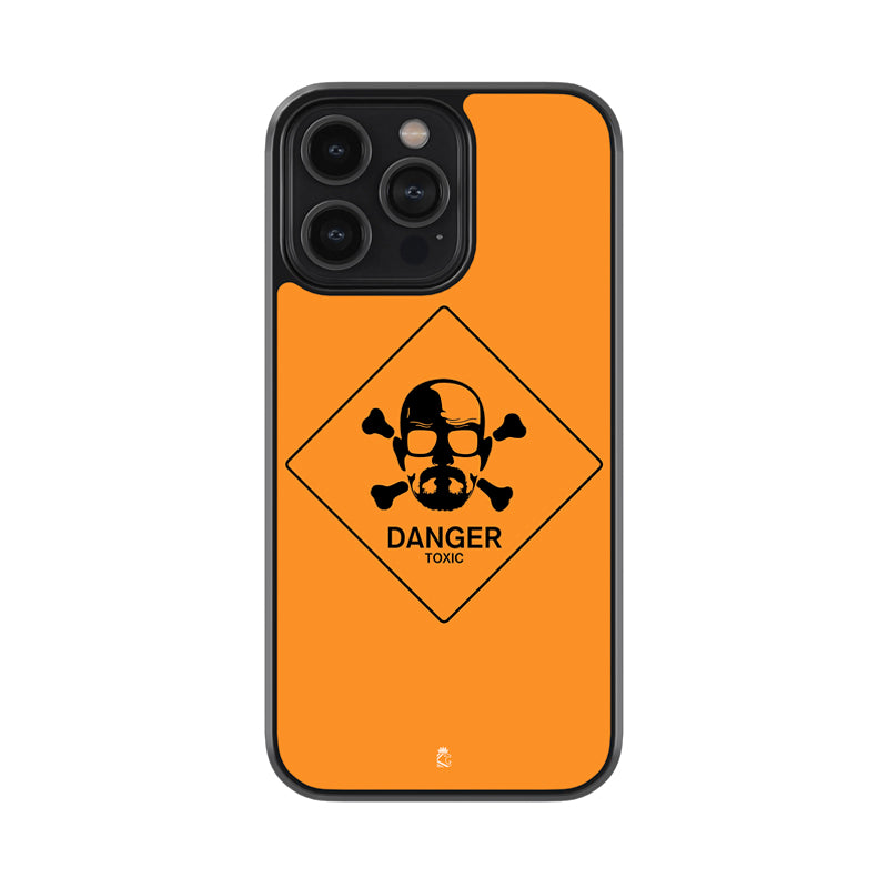 Danger Toxic Glossy Metal Case