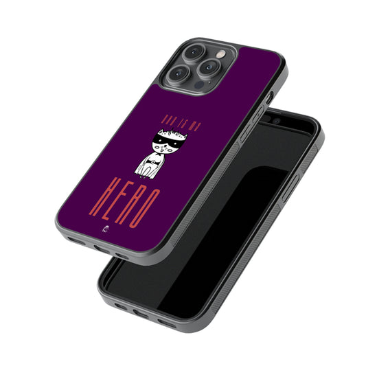Dad is my Hero Glossy Metal Case