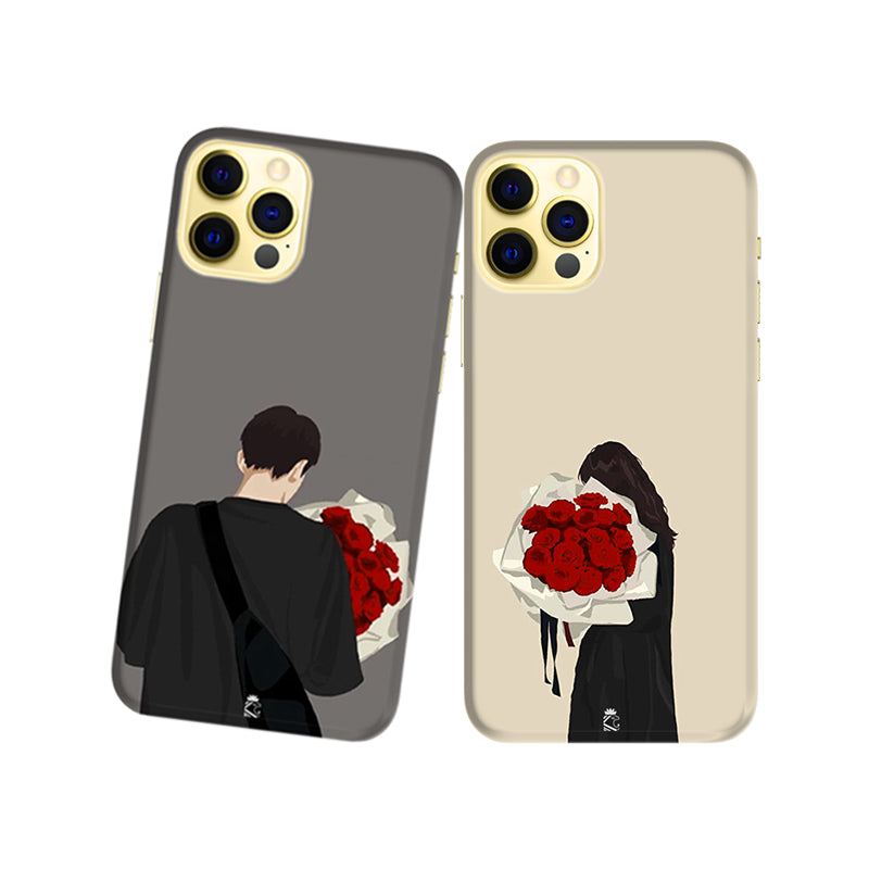 Buy Long Distance love Slim Hard Couple Phone Case |Roars club