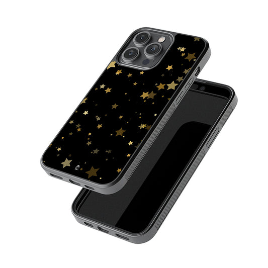 Glittering Stars Glossy Metal Case