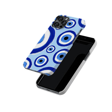 Turquoise Evil Eye Slim Hard Case