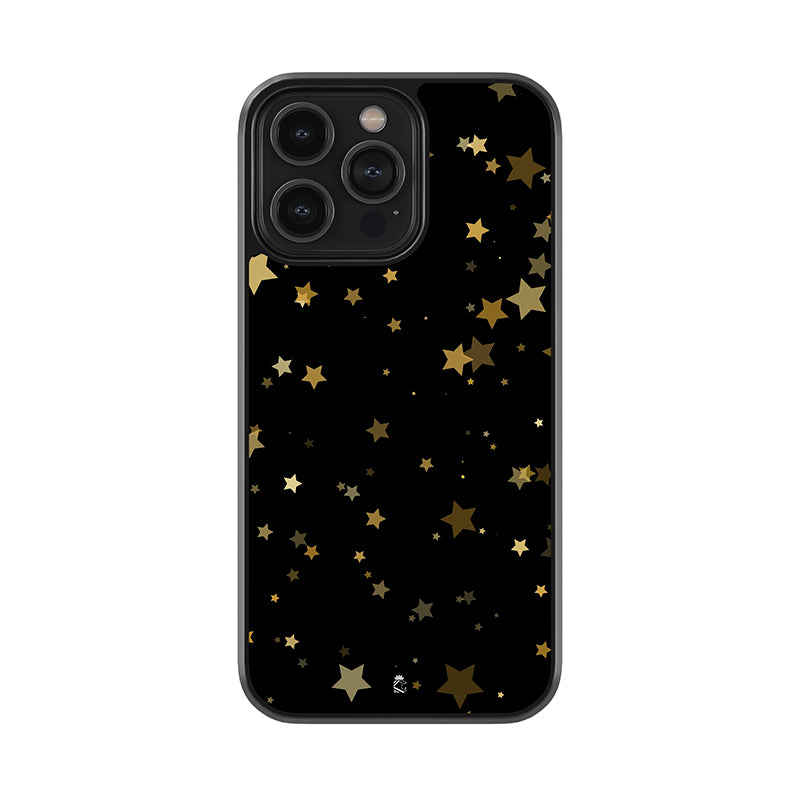 Glittering Stars Glossy Metal Case