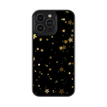 Glittering Stars Glossy Metal Case