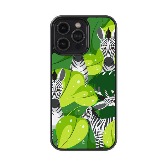 Zebra Glossy Metal Case