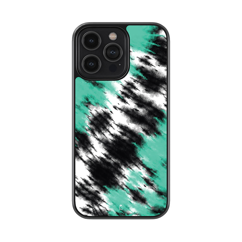 Ghost Tie & Dye Glossy Metal Case
