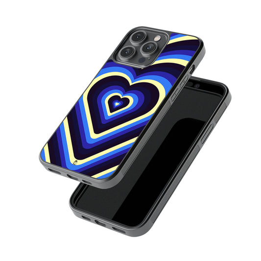Creamy Blue Glossy Metal Case