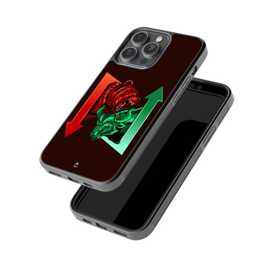 Bull vs Bear Glossy Metal Case