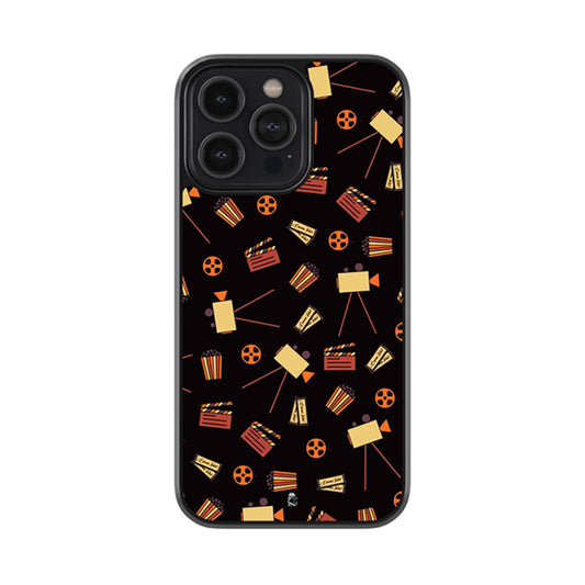 Cinema Lovers Patter Glossy Metal Case