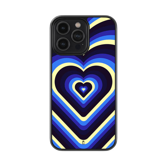 Creamy Blue Glossy Metal Case