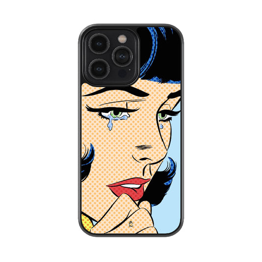 Sad Life Women Glossy Metal Case