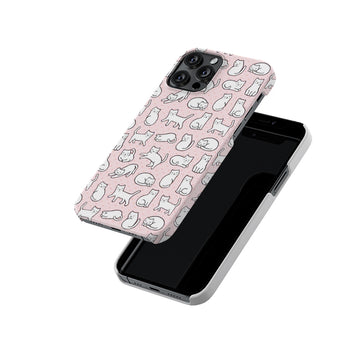 Cool Cat Doodle Slim Hard Case