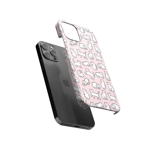Cool Cat Doodle Slim Hard Case