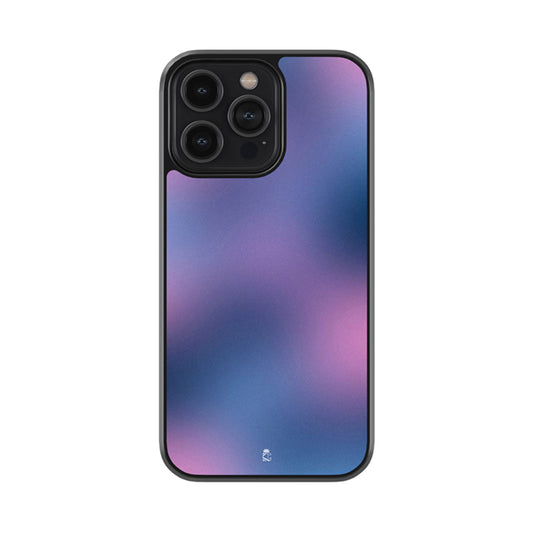 Blue Aura Gradient Glossy Metal Case