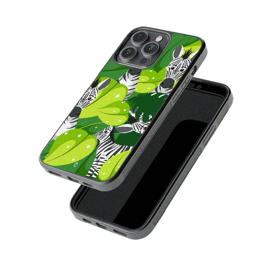 Zebra Glossy Metal Case