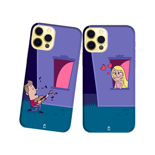 Dedicating Song for Love Slim Hard Couple Phone Case