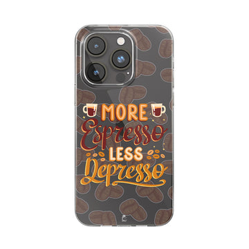 More Espresso Clear Silicone Case