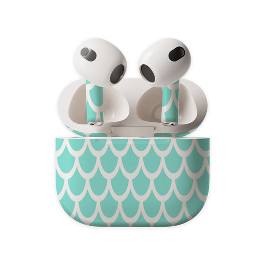 Blue Pebbles Earbuds Skin